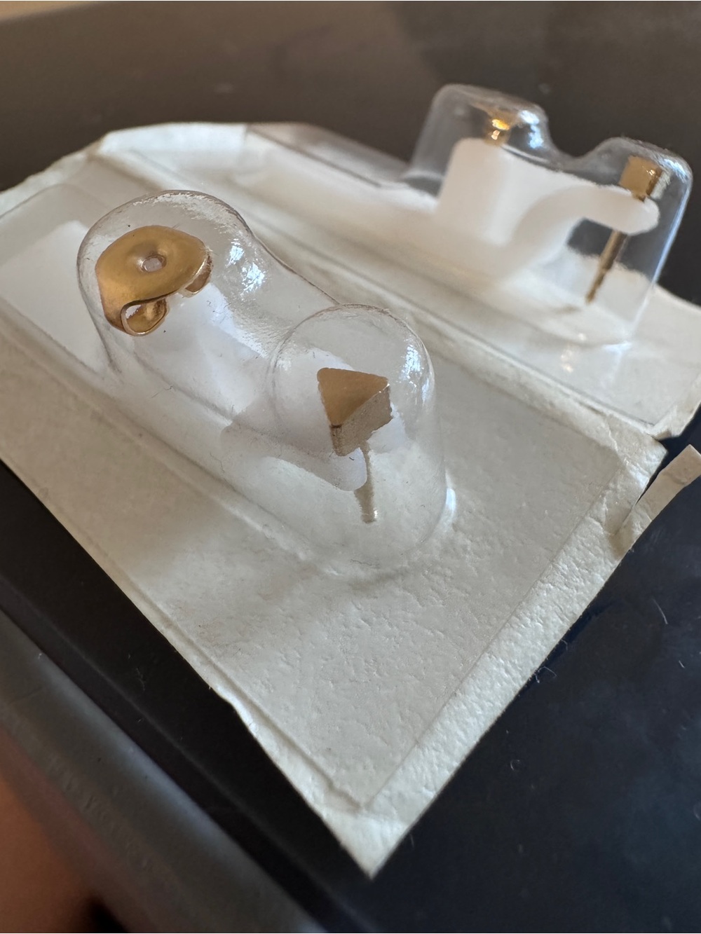 New Geometric Triangle Stud Earrings